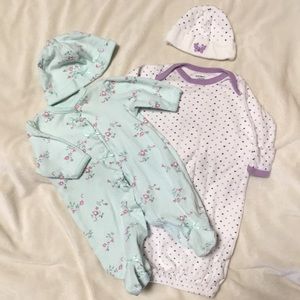 NWOT 2 Sleeper with Hat